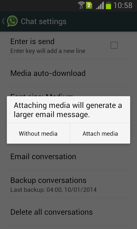 How to print WhatsApp messages of your Android phone