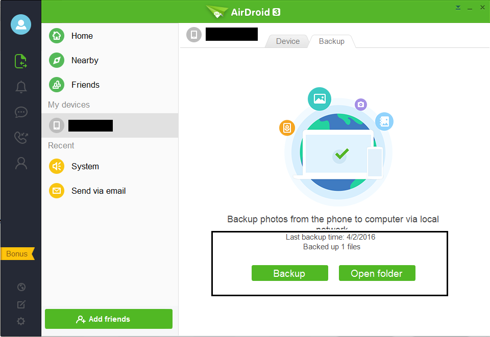 How to take backup of photos from Android phone on PC