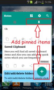 pin items to multi clipboard