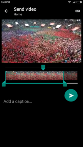 covert video into gif image using whatsapp