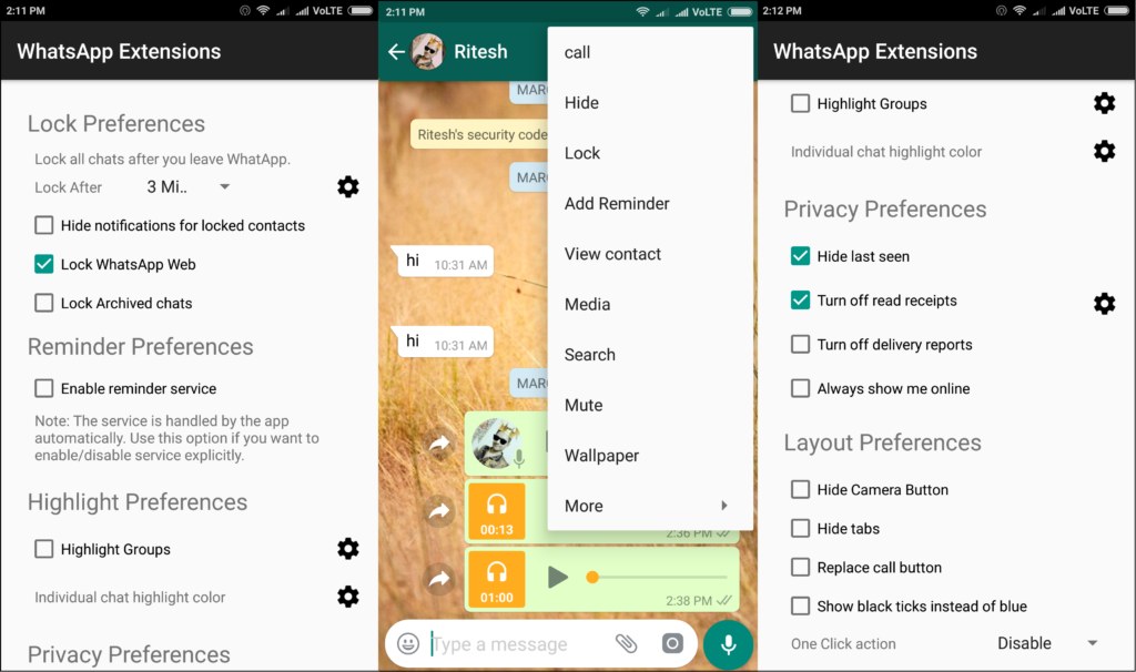 xposed module whatsapp extensions